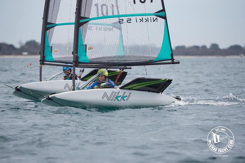 2026 Australian International Moth Open National Championships day 4 photo copyright Shane Baker taken at McCrae Yacht Club and featuring the Nikki class