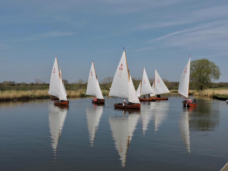 Broads Area 2022 Champion-of-Champions Sailing Event photo copyright Holly Hancock taken at Beccles Amateur Sailing Club and featuring the Norfolk 14 Foot One Design class