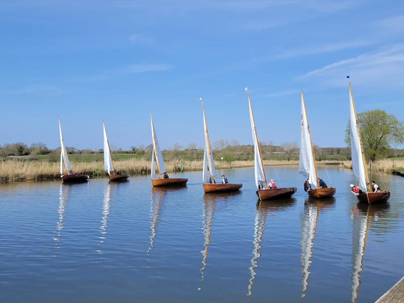 Broads Area 2022 Champion-of-Champions Sailing Event photo copyright Holly Hancock taken at Beccles Amateur Sailing Club and featuring the Norfolk 14 Foot One Design class