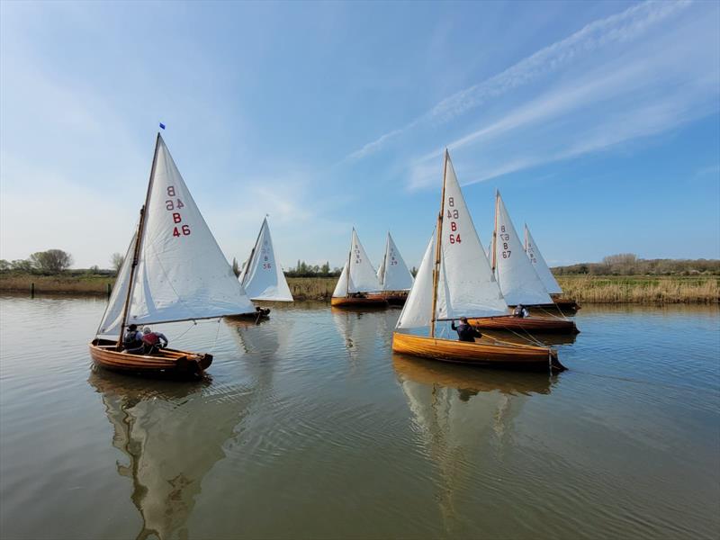 Broads Area 2022 Champion-of-Champions Sailing Event photo copyright Holly Hancock taken at Beccles Amateur Sailing Club and featuring the Norfolk 14 Foot One Design class