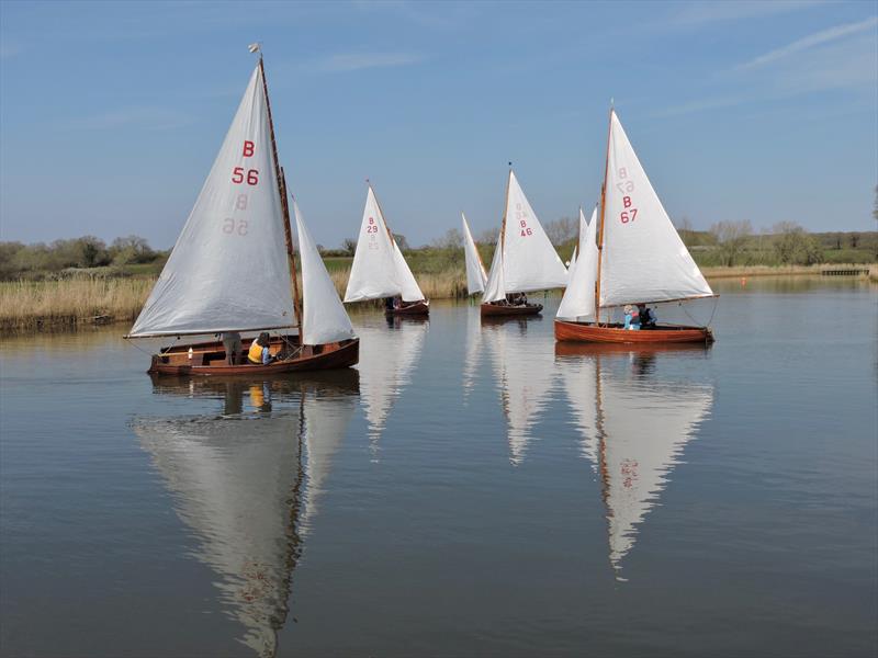 Broads Area 2022 Champion-of-Champions Sailing Event photo copyright Holly Hancock taken at Beccles Amateur Sailing Club and featuring the Norfolk 14 Foot One Design class