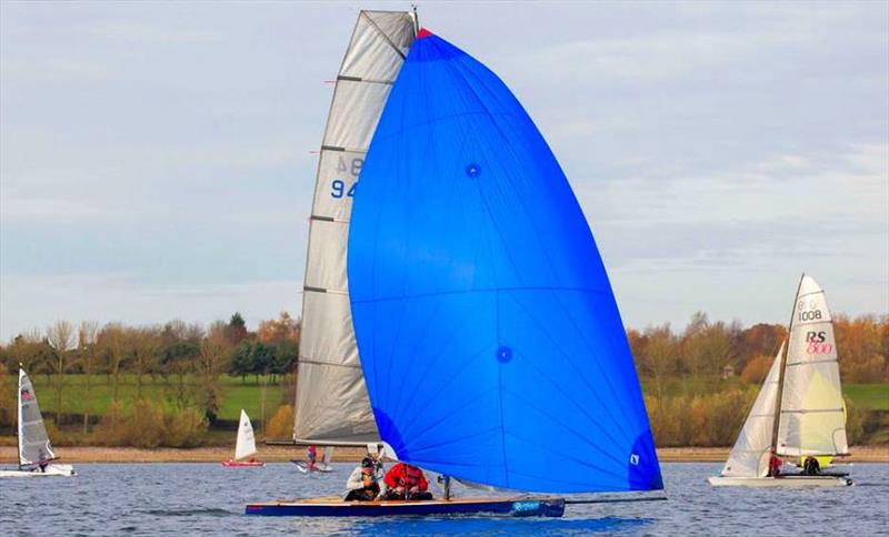 Norfolk Punt during the Fernhurst Books Draycote Dash photo copyright Tim Olin / www.olinphoto.co.uk taken at Draycote Water Sailing Club and featuring the Norfolk Punt class