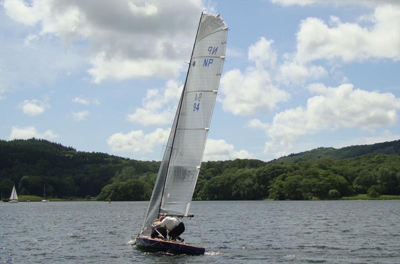 Norfolk Punt during the Windermere Waterhead Race photo copyright SWSC taken at South Windermere Sailing Club and featuring the Norfolk Punt class