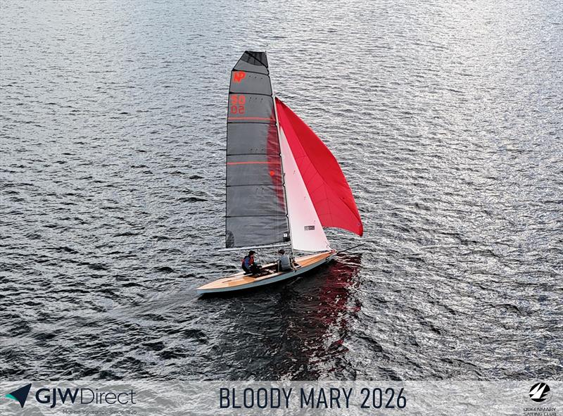 GJW Direct 50th Bloody Mary photo copyright Mark Jardine taken at Queen Mary Sailing Club and featuring the Norfolk Punt class