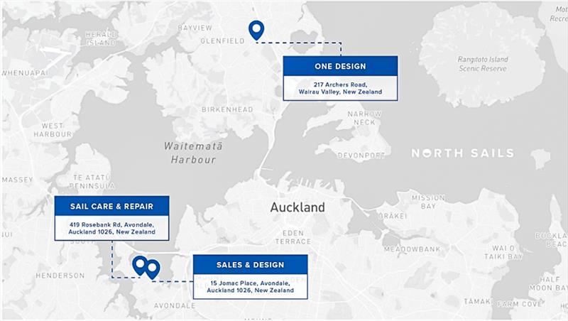 North Sails is now in three locations in Auckland - September 2025 - photo © North Sails