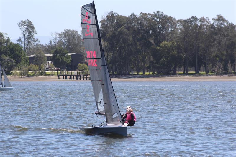 Winning Crew Kylie and Sarah during the 2023 NS14 NSW State Titles photo copyright NSW NS14 Association taken at Port Macquarie Sailing Club and featuring the NS14 class