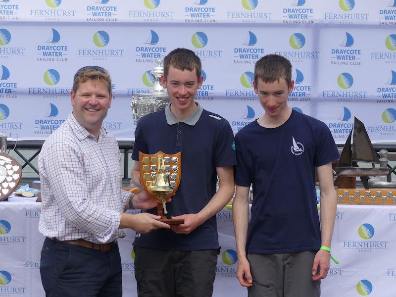 NSSA National Youth Regatta - The Derbyshire Bell: First Derbyshire boat photo copyright Fernhurst Books / Draycote Water Sailing Club taken at Draycote Water Sailing Club and featuring the NSSA class