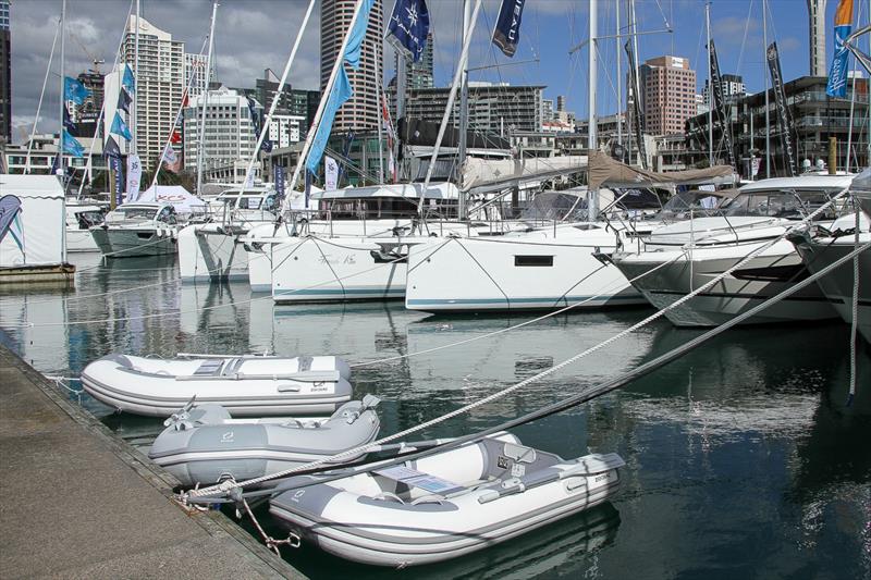 All, big and small on the marina - Auckland On the Water Boat Show - Final day - October 6, 2019 - photo © Richard Gladwell