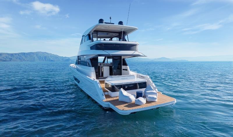 The standout M55 from Maritimo Luxury Motor Yachts - photo © Auckland Boat Show