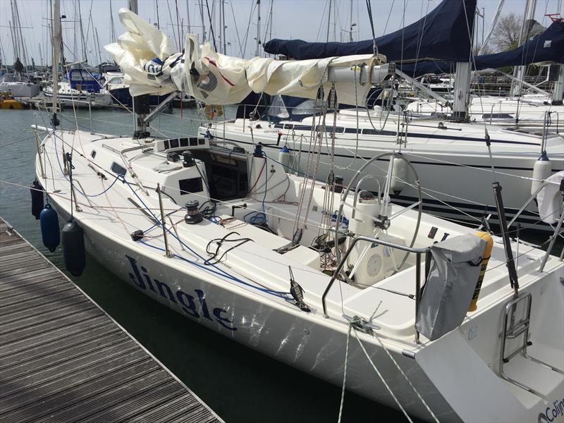 Fluke IV safely back in Hamble after delivery - photo © James Hardiman