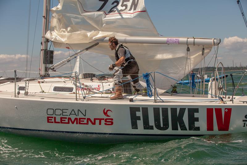 Sail problems for James Hardiman on the SoloFASTNET start line photo copyright James Hardiman taken at  and featuring the  class