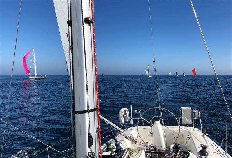 A light wind start to the SORC Guernsey to Cowes race photo copyright James Hardiman taken at  and featuring the  class