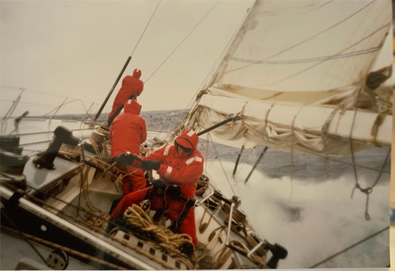 The crew of Liverpool Enterprise 1989/90 battling the oceans - photo © Nicholas Parker