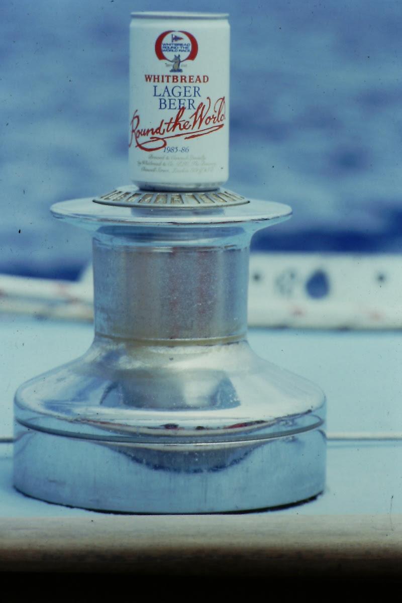 The crews joked that all you won at the end of the race was a can of beer (1985-86 Race ) - photo © Philip McDonald