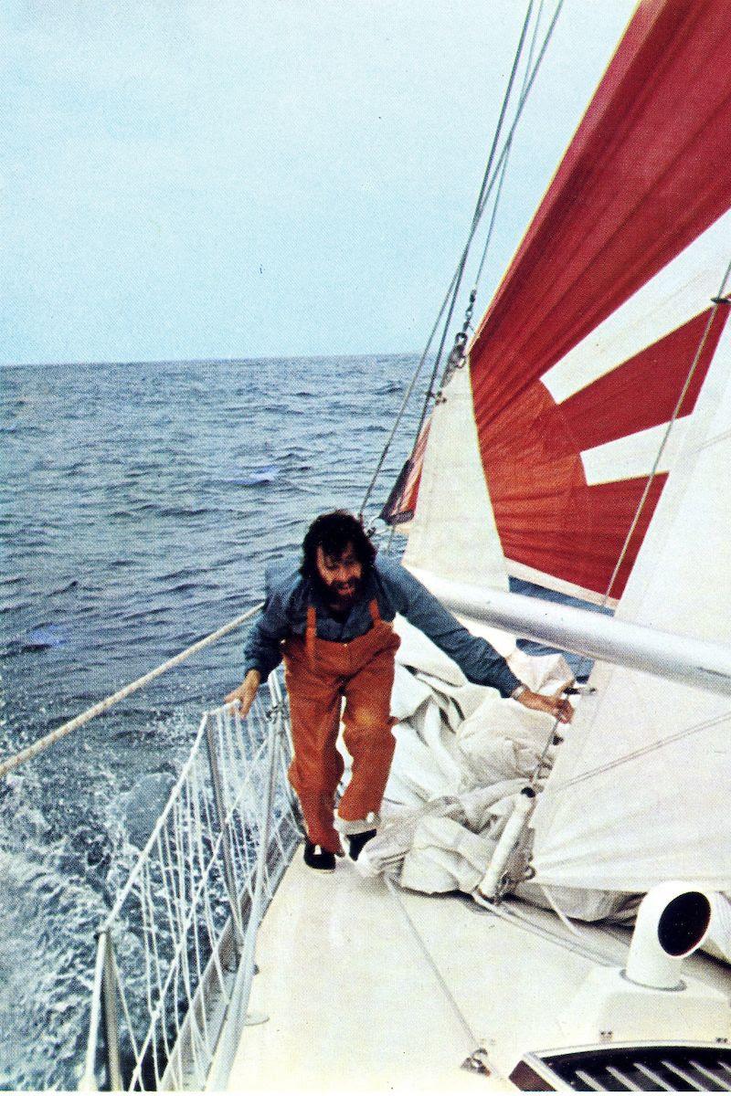 Butch onboard the 1973 winning Mexican yacht Sayula II. A half-century ago - photo © Butch Dalrymple-Smith