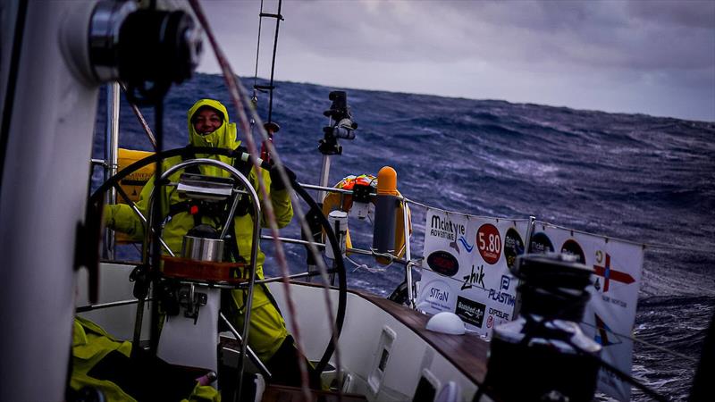 McIntyre Ocean Globe Race 2023 - After days of no wind. “enfin du vent! tout va bien” reported Evrik FR (07) - photo © Team Evrika / OGR2023