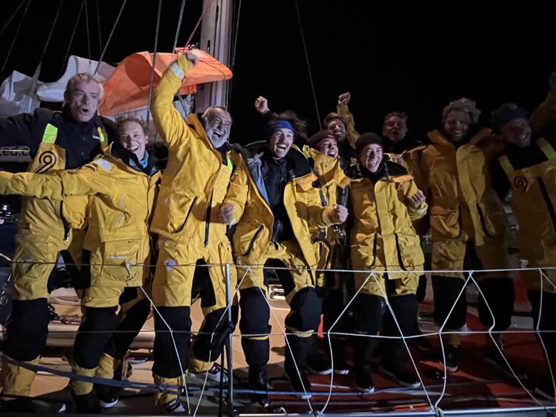 The Translated 9 crew ready to party in Cape Town after racing hard for 40 days - photo © OGR / 2023 Aida Valceanu