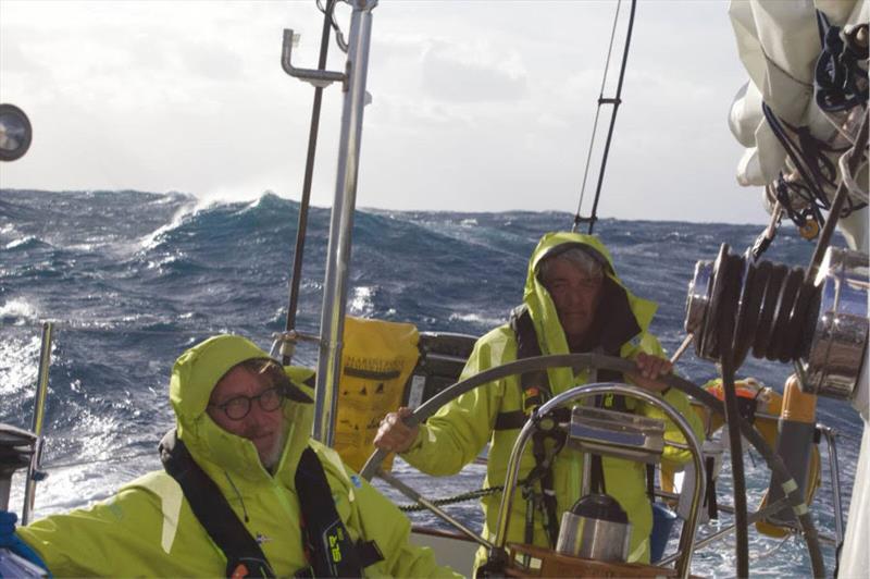 Big waves and whales for the Evrika crew who are ready for some speed after a slow Leg one - McIntyre Ocean Globe Race - photo © OGR 2023 / Evrika