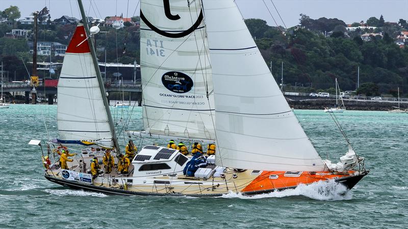 Translated 9 heading for the finish line on Leg 2 - December 12, 2023 - photo © Richard Gladwell - Sail-World.com / nz