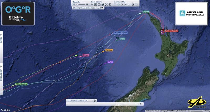 McIntyre Ocean Globe Race fleet tracker - photo © Ocean Globe Race