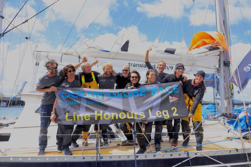 Party time for Translated 9 who didn't know they'd swept the board until docking in Jellicoe Harbour - photo © Georgia Schofield