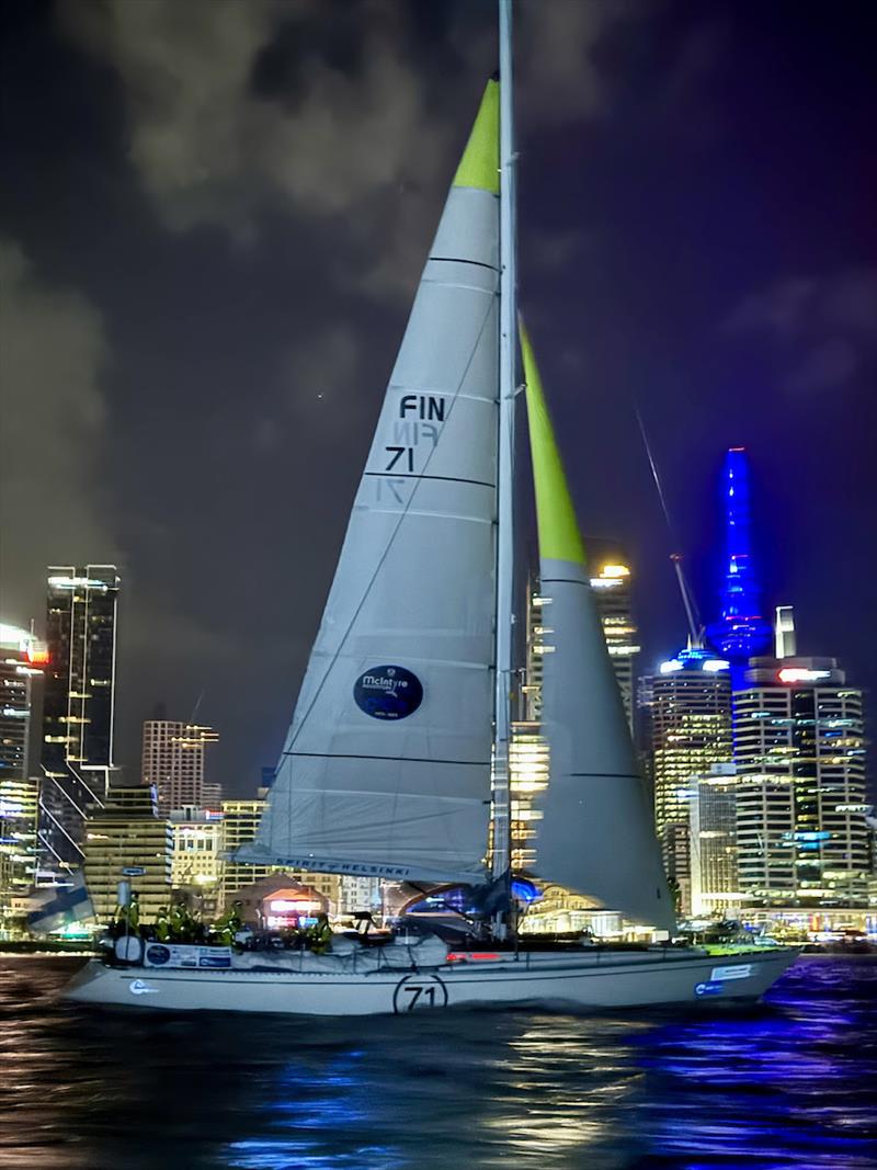 Spirit of Helsinki sailed into Auckland in 1985 under the name Fazer Finland - photo © OGR2023 / Aida Valceanu