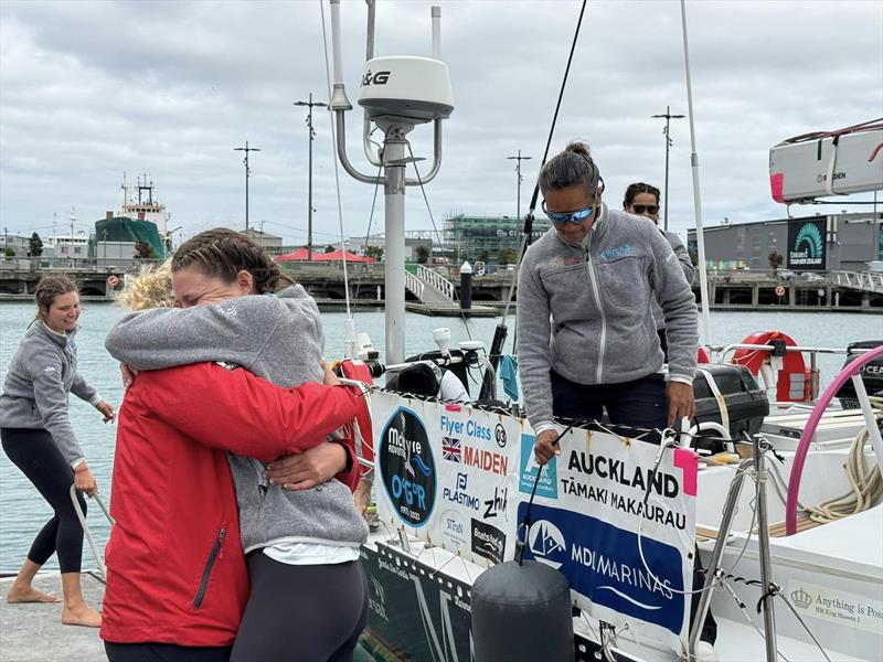 Maiden - Ocean Globe Finish, Auckland, December 2023 photo copyright Ocean Globe Race 2023 taken at Royal New Zealand Yacht Squadron and featuring the Ocean Globe Race class