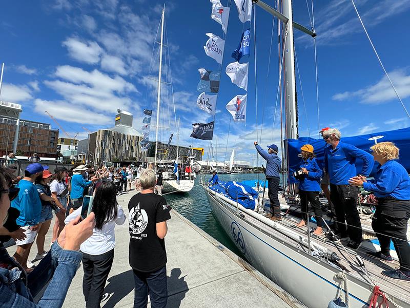 Triana arrived Wynyard Marina dock, New Zealand - photo © OGR2023/ Aida Valceanu