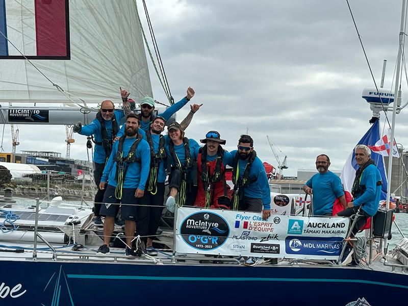 They're certainly looking fresh for a crew who have just battled the Southern Ocean photo copyright OGR2023 / Aida Valceanu taken at  and featuring the Ocean Globe Race class