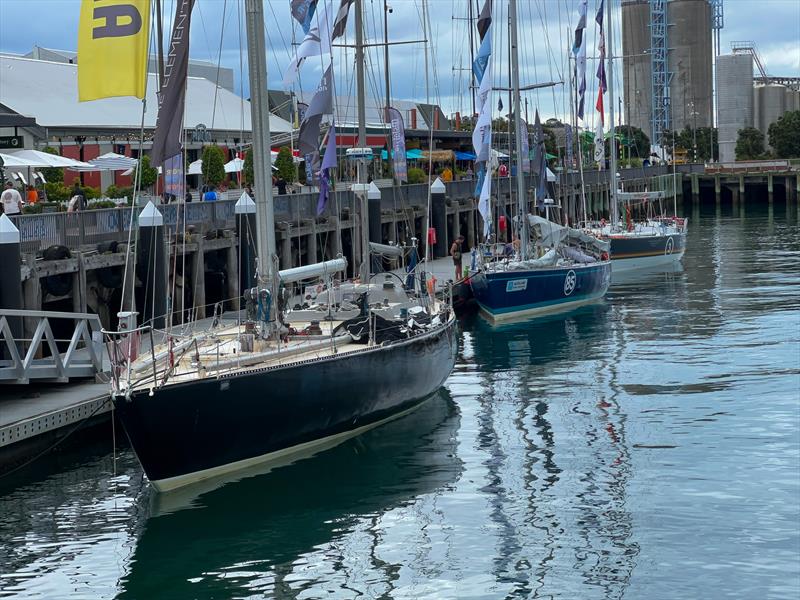 North Wharf - Auckland Stopover - Ocean Globe Race - January 5, 2024 - photo © Richard Gladwell - Sail-World.com/nz