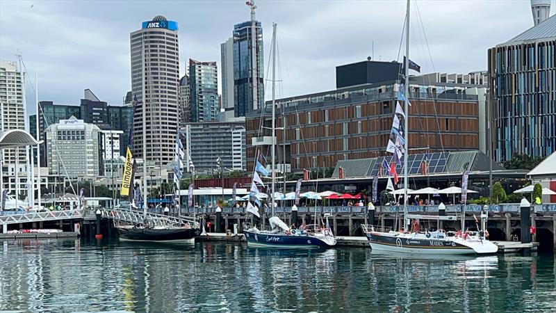 North Wharf - Auckland Stopover - Ocean Globe Race - January 5, 2024 - photo © Richard Gladwell - Sail-World.com/nz