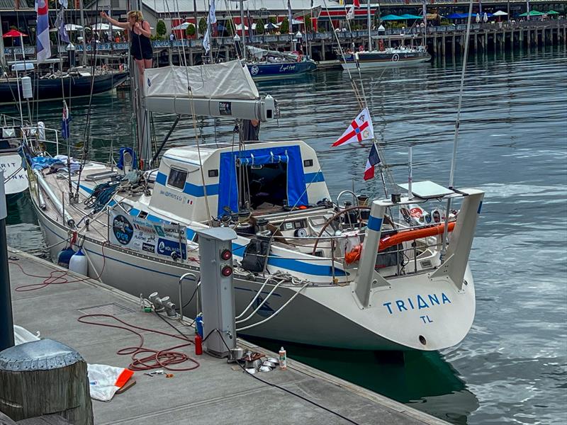 Triana - Auckland Stopover - Ocean Globe Race - January 5, 2024 - photo © Richard Gladwell - Sail-World.com/nz