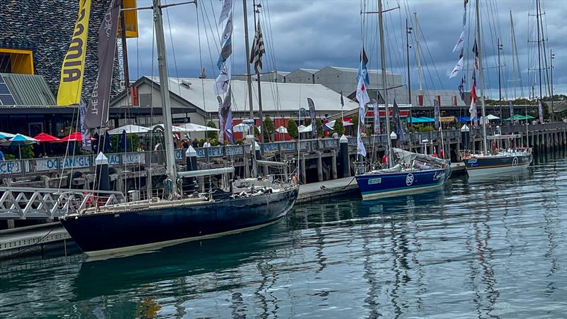 North Wharf - Auckland Stopover - Ocean Globe Race - January 5, 2024 - photo © Richard Gladwell - Sail-World.com/nz