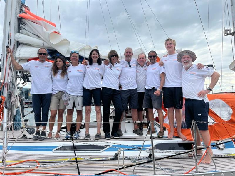 Explorer finishes Leg 2 - Auckland - Ocean Globe Race - January 7, 2024 - photo © Jacqueline Kavanagh