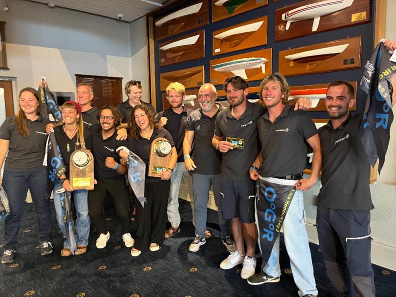 Translated 9 prizegiving First in Line honours, and IRC  - photo © Jac Kavanagh OGR2023