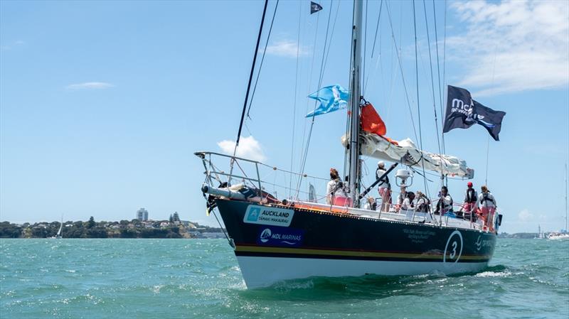 Ocean Globe Race Leg 3 - Auckland to Punta del Este - Departure - photo © The Maiden Factor / Kaia Bint Savage