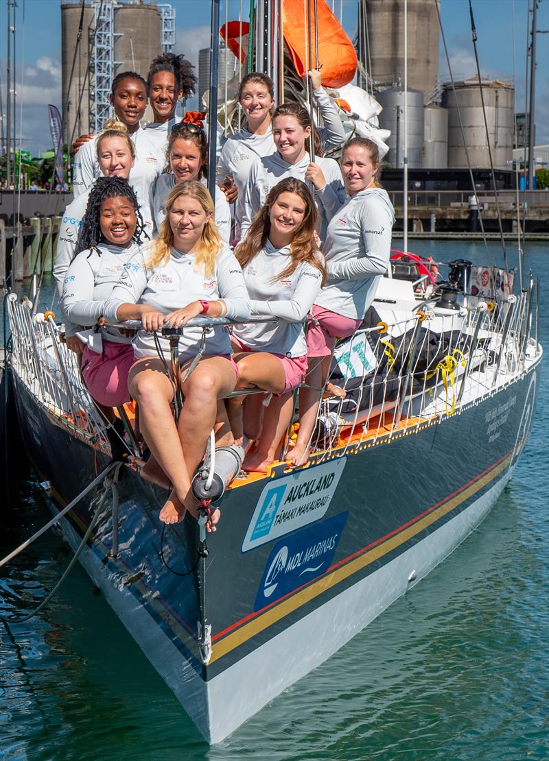 The Maiden Crew ahead of the Ocean Globe Race Leg 3 photo copyright Kaia Bint Savage / The Maiden Factor taken at  and featuring the Ocean Globe Race class