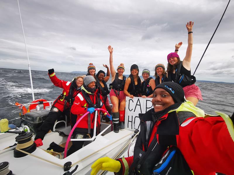 Shorts or foulies? Anything goes for the Maiden crew in the Southern Ocean - photo © Maiden / OGR2023