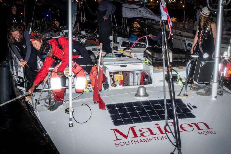 Maiden takes second place in leg 3 of the McIntyre Ocean Globe Race photo copyright The Maiden Factor taken at Yacht Club Punta del Este and featuring the Ocean Globe Race class