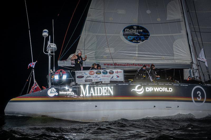 Maiden takes second place in leg 3 of the McIntyre Ocean Globe Race photo copyright The Maiden Factor taken at Yacht Club Punta del Este and featuring the Ocean Globe Race class