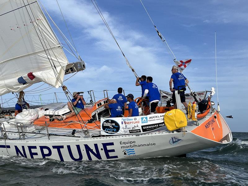 Neptune finishes leg 3 of the McIntyre Ocean Globe Race photo copyright Jacqueline Kavanagh / OGR2023 taken at Yacht Club Punta del Este and featuring the Ocean Globe Race class