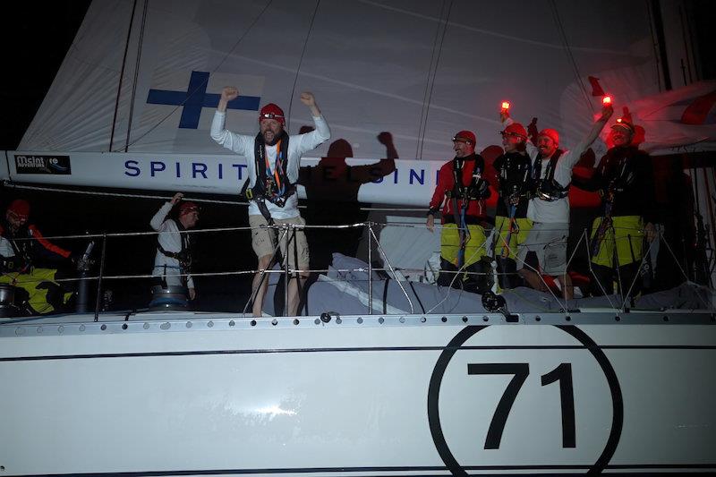 Spirit of Helsinki finish leg 3 of the McIntyre Ocean Globe Race photo copyright Rob Havill / OGR2023 taken at Yacht Club Punta del Este and featuring the Ocean Globe Race class