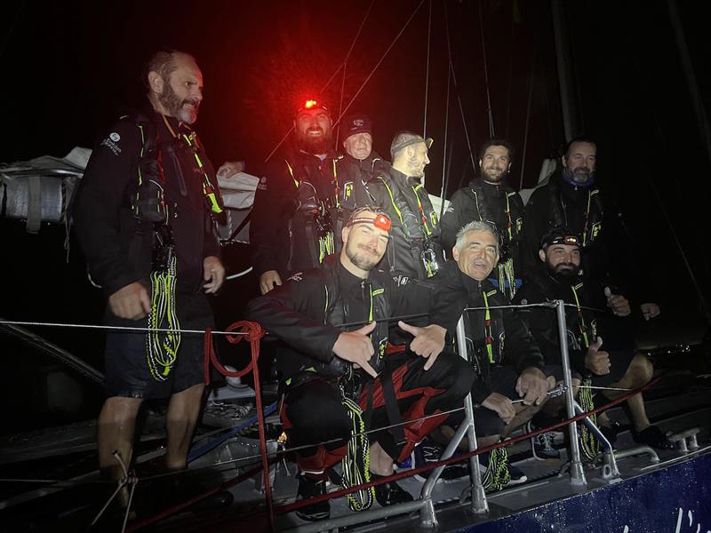 Team L'Esprit d'équipe is ready for the party photo copyright Don McIntyre / OGR2023 taken at  and featuring the Ocean Globe Race class
