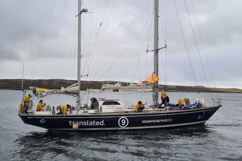 Translated 9 ILT (09) has left the Falkland Islands on Friday morning and ETA of 28th February to Punta del Este photo copyright Translated 9 taken at Yacht Club Punta del Este and featuring the Ocean Globe Race class