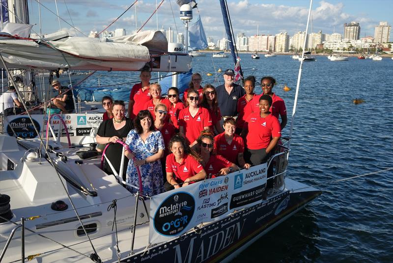 The British Ambassador, Faye O'Connor and Honorary Consol Andrew Beare visit Maiden for a boat tour - photo © OGR2023 / Rob Havill