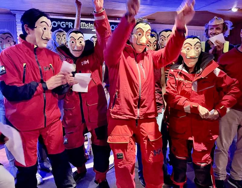 White Shadow never fail to disappoint with their ability to bring a musical twist and smile to an evening photo copyright OGR2023 / Jacqueline Kavanagh taken at Yacht Club Punta del Este and featuring the Ocean Globe Race class