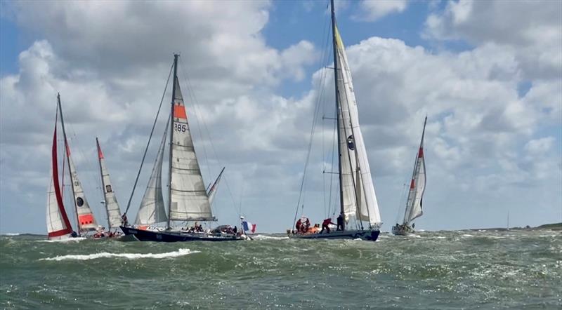 A chaotic start - Ocean Globe Race Leg 4 photo copyright The Maiden Factor / Kaia Bint Savage taken at Yacht Club Punta del Este and featuring the Ocean Globe Race class