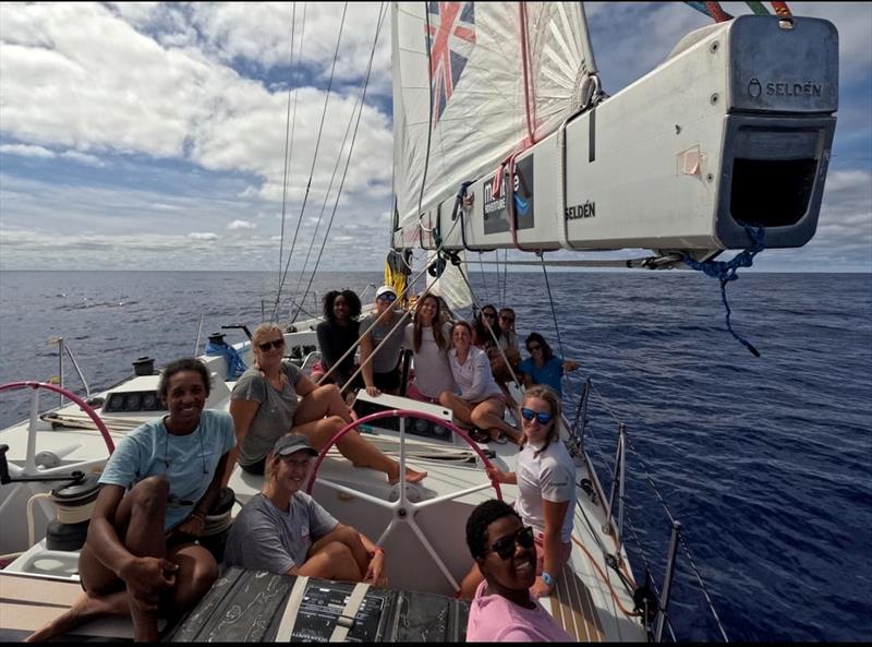 Images received from Team Maiden at sea on 5/4/24 photo copyright Team Maiden / OGR2023 taken at  and featuring the Ocean Globe Race class