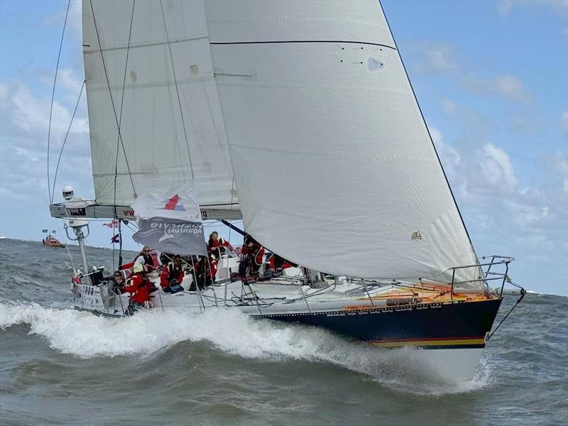 Final leg of the OGR – setting sail from Punta del Este for home photo copyright OGR2023 / Aida Valceanu taken at  and featuring the Ocean Globe Race class