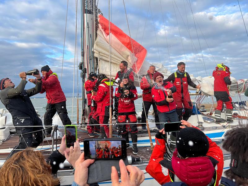 Champagne Flood Trinity Landing Pontoon photo copyright Don McIntyre / OGR2024 taken at  and featuring the Ocean Globe Race class